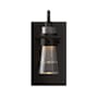 Hubbardton Forge Erlenmeyer 10" Tall Wall Sconce Oil Rubbed Bronze / Clear