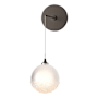 Hubbardton Forge Fritz 7" Tall Wall Sconce Oil Rubbed Bronze