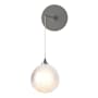 Hubbardton Forge Fritz 7" Tall Wall Sconce Natural Iron