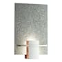 Hubbardton Forge Aperture 13" Tall Bathroom Sconce with Metal Shade Vintage Platinum / Topaz