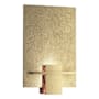Hubbardton Forge Aperture 13" Tall Bathroom Sconce with Metal Shade Soft Gold / Topaz