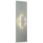 Hubbardton Forge Aperture 22" Tall Wall Sconce Vintage Platinum / White Art