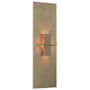 Hubbardton Forge Aperture 22" Tall Wall Sconce Soft Gold / Topaz