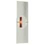 Hubbardton Forge Aperture 22" Tall Wall Sconce Sterling / Topaz
