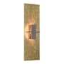 Hubbardton Forge Aperture 22" Tall Wall Sconce Modern Brass / Topaz