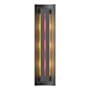 Hubbardton Forge Gallery 3 Light 28" Tall Wall Sconce Black / Red