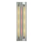 Hubbardton Forge Gallery 3 Light 28" Tall Wall Sconce Vintage Platinum / Red