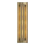 Hubbardton Forge Gallery 3 Light 28" Tall Wall Sconce Soft Gold / Ivory Art