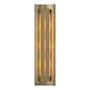 Hubbardton Forge Gallery 3 Light 28" Tall Wall Sconce Soft Gold / Amber