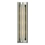 Hubbardton Forge Gallery 3 Light 28" Tall Wall Sconce Sterling / Ivory Art