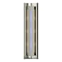 Hubbardton Forge Gallery 3 Light 28" Tall Wall Sconce Sterling / Blue