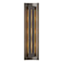 Hubbardton Forge Gallery 3 Light 28" Tall Wall Sconce Oil Rubbed Bronze / Ivory Art