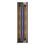 Hubbardton Forge Gallery 3 Light 28" Tall Wall Sconce Oil Rubbed Bronze / Blue