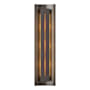 Hubbardton Forge Gallery 3 Light 28" Tall Wall Sconce Oil Rubbed Bronze / Amber