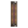 Hubbardton Forge Gallery 3 Light 28" Tall Wall Sconce Oil Rubbed Bronze / Red