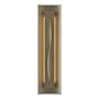 Hubbardton Forge Gallery 3 Light 28" Tall Wall Sconce Soft Gold / Ivory Art