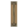 Hubbardton Forge Gallery 3 Light 28" Tall Wall Sconce Soft Gold / Amber