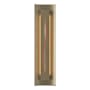 Hubbardton Forge Gallery 3 Light 28" Tall Wall Sconce Soft Gold / Red