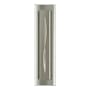 Hubbardton Forge Gallery 3 Light 28" Tall Wall Sconce Sterling / Ivory Art