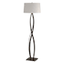 Hubbardton Forge Almost Infinity 60" Tall Buffet Floor Lamp Oil Rubbed Bronze / Flax