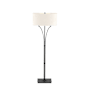 Hubbardton Forge Formae 2 Light 59" Tall Buffet Floor Lamp Black / Flax