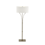 Hubbardton Forge Formae 2 Light 59" Tall Buffet Floor Lamp Soft Gold / Natural Anna