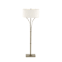 Hubbardton Forge Formae 2 Light 59" Tall Buffet Floor Lamp Soft Gold / Flax