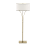 Hubbardton Forge Formae 2 Light 59" Tall Buffet Floor Lamp Modern Brass