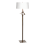 Hubbardton Forge Antasia 59" Tall Buffet Floor Lamp Bronze / Natural Anna