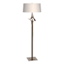 Hubbardton Forge Antasia 59" Tall Buffet Floor Lamp Bronze / Flax