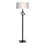 Hubbardton Forge Antasia 59" Tall Buffet Floor Lamp Black / Flax