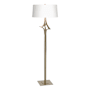 Hubbardton Forge Antasia 59" Tall Buffet Floor Lamp Soft Gold / Natural Anna