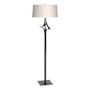 Hubbardton Forge Antasia 59" Tall Buffet Floor Lamp Oil Rubbed Bronze / Beige