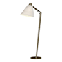 Hubbardton Forge Reach 56" Tall Accent Floor Lamp Soft Gold / Natural Anna