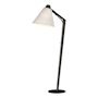 Hubbardton Forge Reach 56" Tall Accent Floor Lamp Oil Rubbed Bronze / Natural Anna