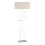 Hubbardton Forge Cavaletti 66" Tall Buffet Floor Lamp Sterling