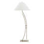 Hubbardton Forge Metamorphic 54" Tall Accent Floor Lamp Soft Gold / Natural Anna