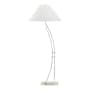 Hubbardton Forge Metamorphic 54" Tall Accent Floor Lamp Sterling / Natural Anna