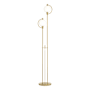Modern Brass / Opal Glass