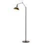 Hubbardton Forge Henry 61" Tall Swing Arm Floor Lamp Bronze / Bronze