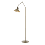 Hubbardton Forge Henry 61" Tall Swing Arm Floor Lamp Soft Gold / Soft Gold