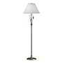 Hubbardton Forge Leaf 56" Tall Buffet Floor Lamp Soft Gold / Natural Anna