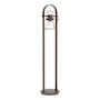Hubbardton Forge Erlenmeyer 51" Tall Buffet Floor Lamp Bronze / Clear
