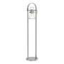 Hubbardton Forge Erlenmeyer 51" Tall Buffet Floor Lamp Vintage Platinum / Clear