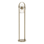 Hubbardton Forge Erlenmeyer 51" Tall Buffet Floor Lamp Soft Gold / Clear