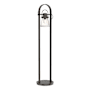 Hubbardton Forge Erlenmeyer 51" Tall Buffet Floor Lamp Oil Rubbed Bronze / Clear Glass