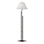 Hubbardton Forge Metra 58" Tall Buffet Floor Lamp Bronze / Natural Anna