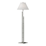 Hubbardton Forge Metra 58" Tall Buffet Floor Lamp Sterling / Natural Anna