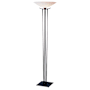 Hubbardton Forge Taper 71" Tall Buffet Floor Lamp Dark Smoke / White