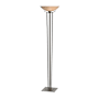 Hubbardton Forge Taper 71" Tall Buffet Floor Lamp Dark Smoke / Sand